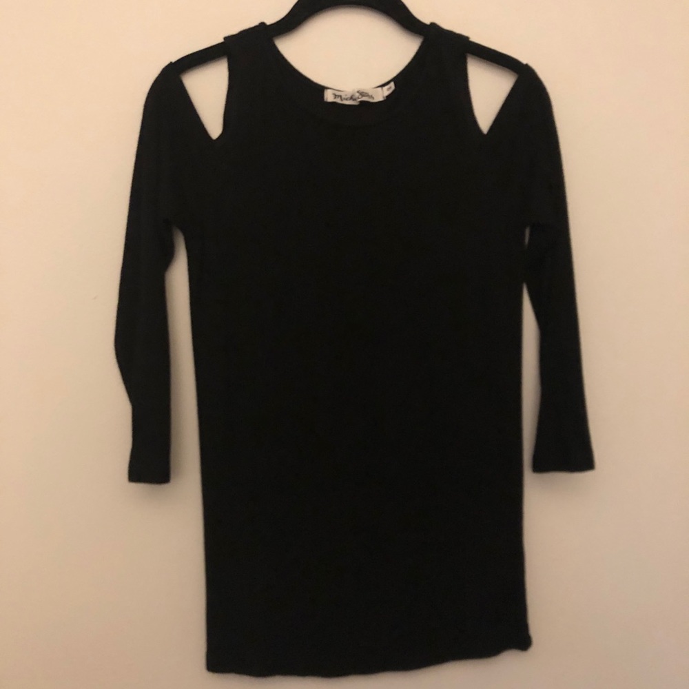 Michael Stars | Cold shoulder blouse | Black